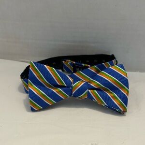 Saddlebred Multi Color Striped Adjustable Bow Tie